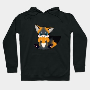 Cute little simple grey fox Hoodie